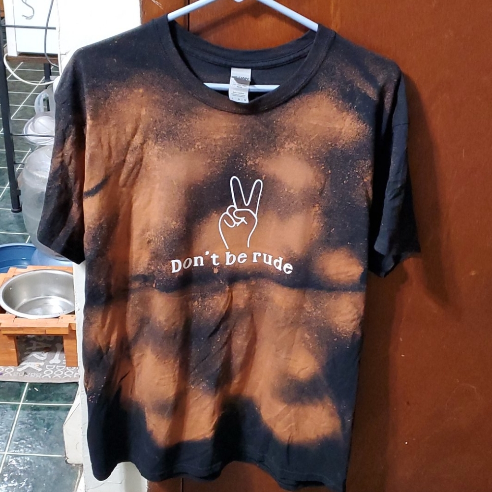 Homemade Bleach dyed tee